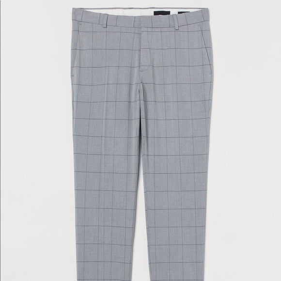 NWT H&M Slim Fit Blazer & Pants Size 38R-32W Grey